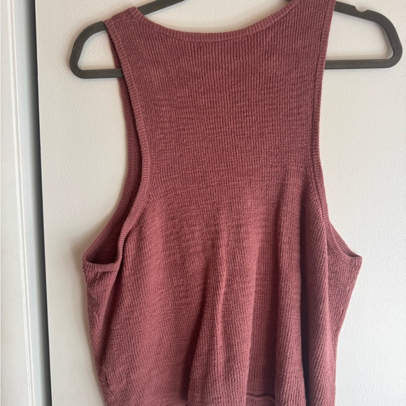 Madewell Dusty Rose Knit Tank Top - Picture 3 of 3